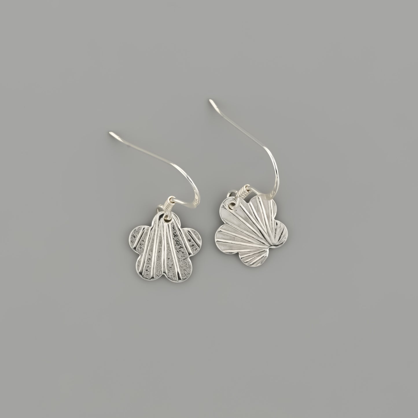 Flower Silver Earrings