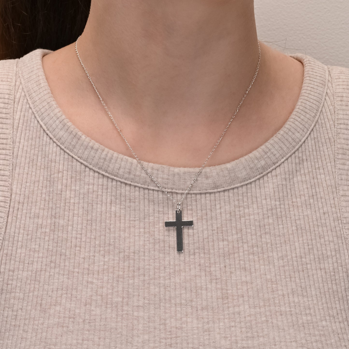 Fine Silver Cross Pendant