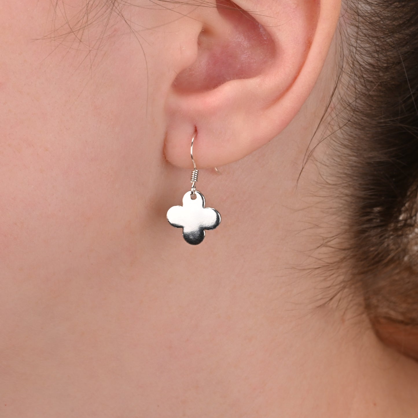 Flower Silver Earrings