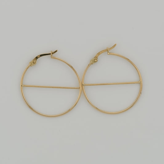 Gold Hoop Earrings