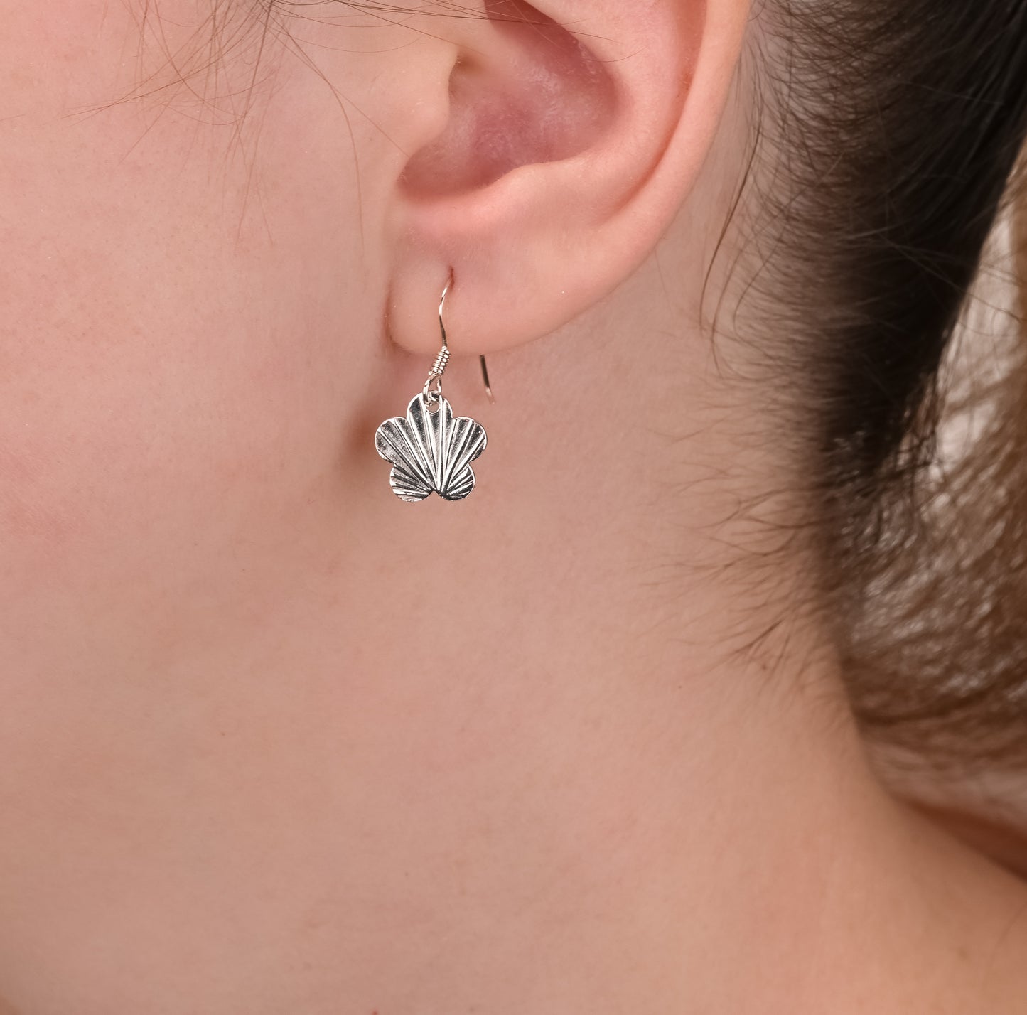 Flower Silver Earrings