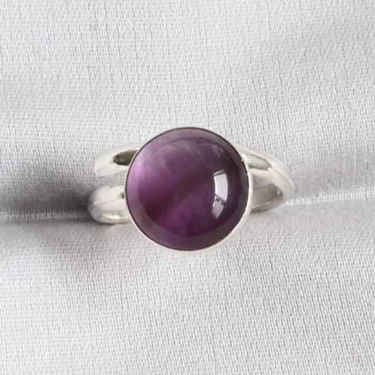 Amethyst Silver Ring