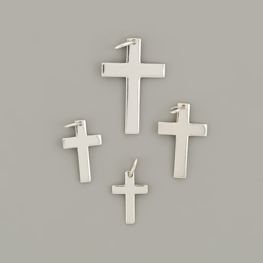 Fine Silver Cross Pendant