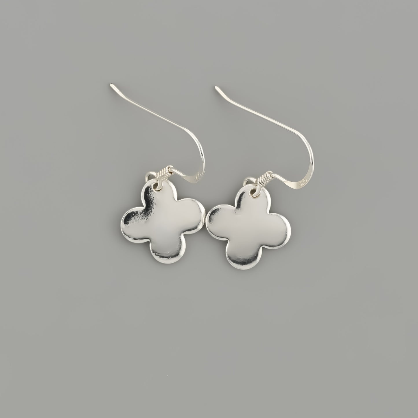 Flower Silver Earrings