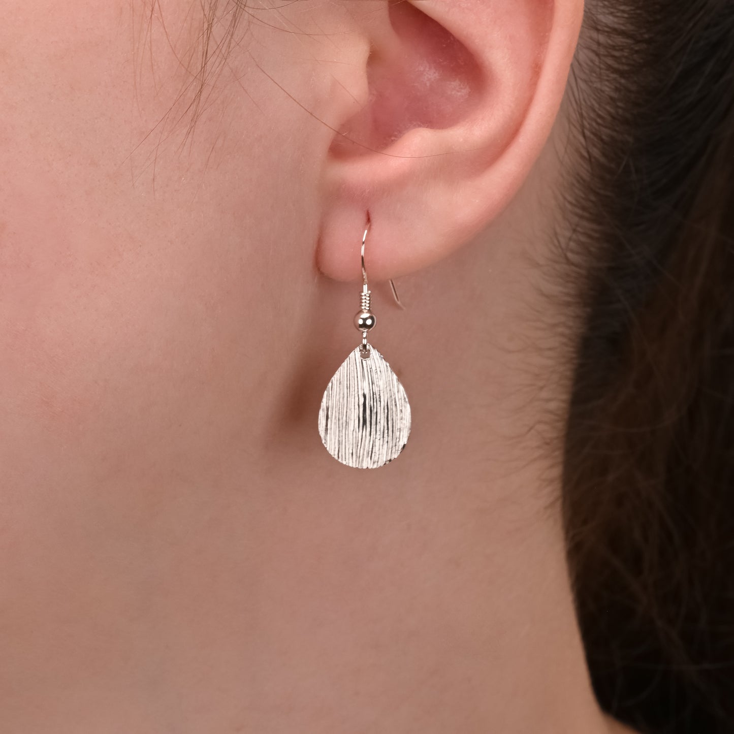 Circle Silver Earrings