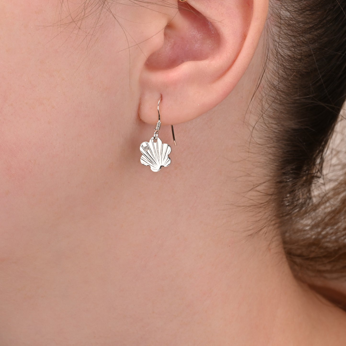 Flower Silver Earrings