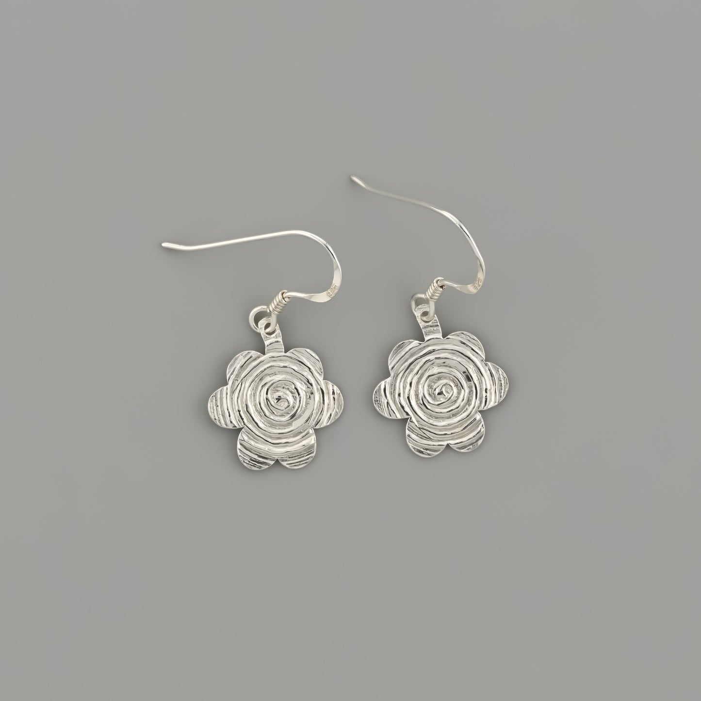 Shamrock Silver Earrings