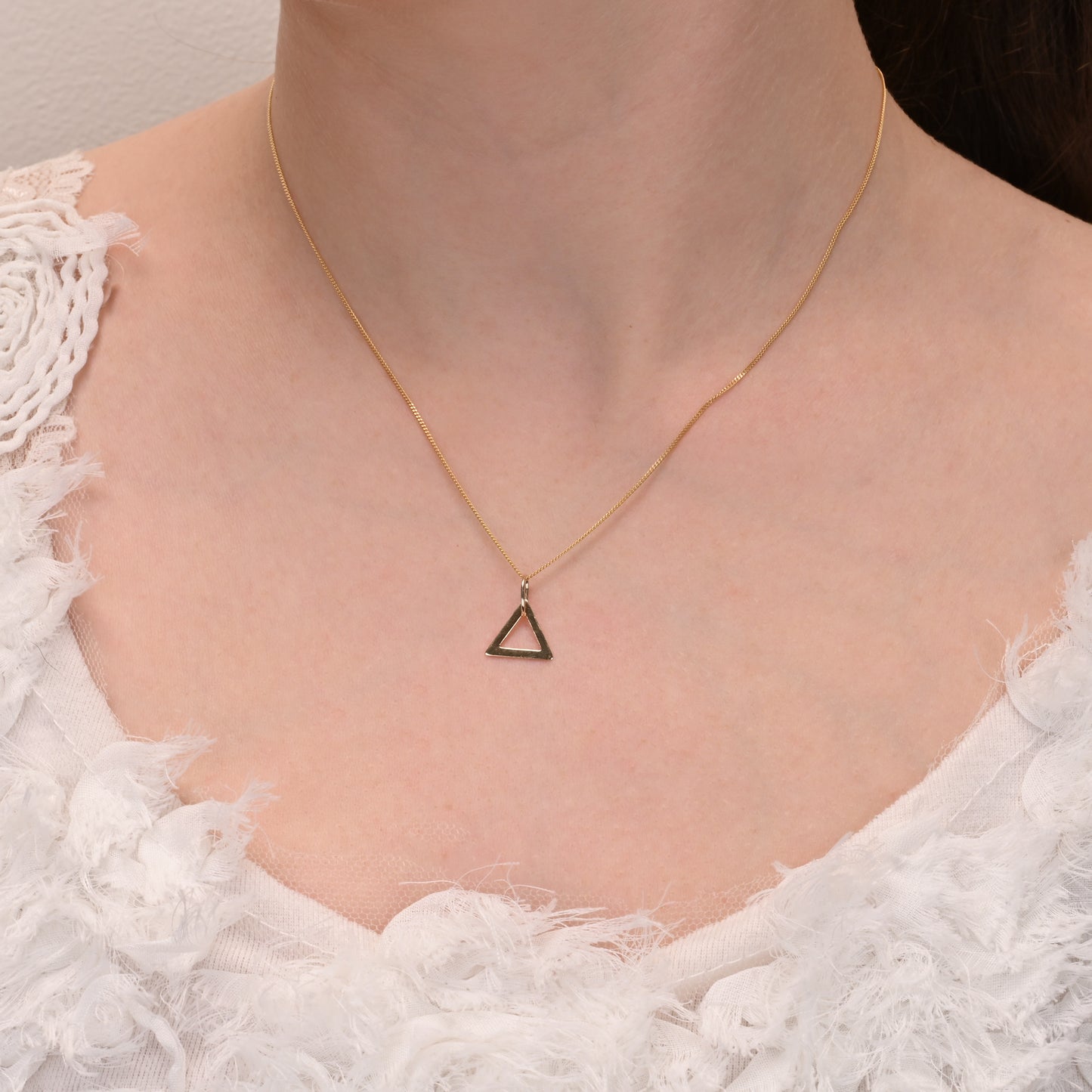 Triangle Gold Pendant