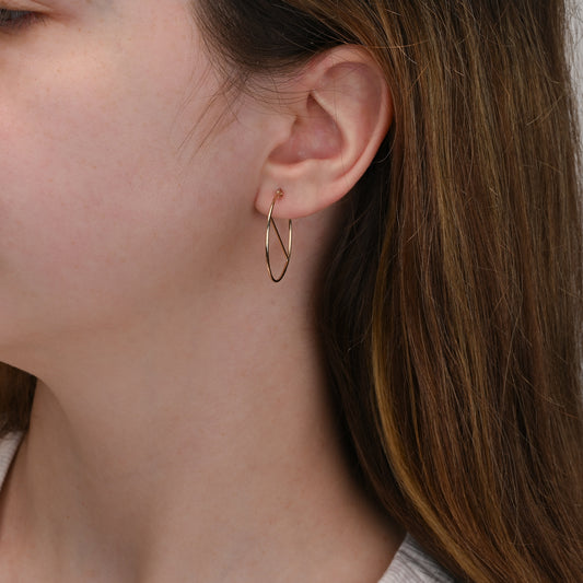 Gold Hoop Earrings