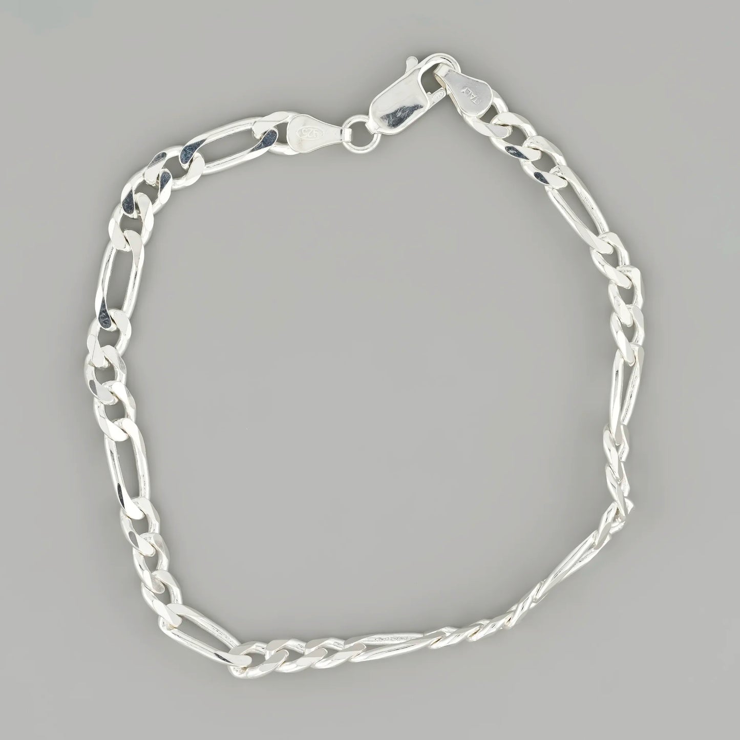 Figaro silver bracelet 5.8mm