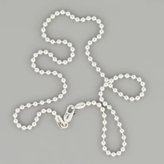 Silver Ball chain 3mm