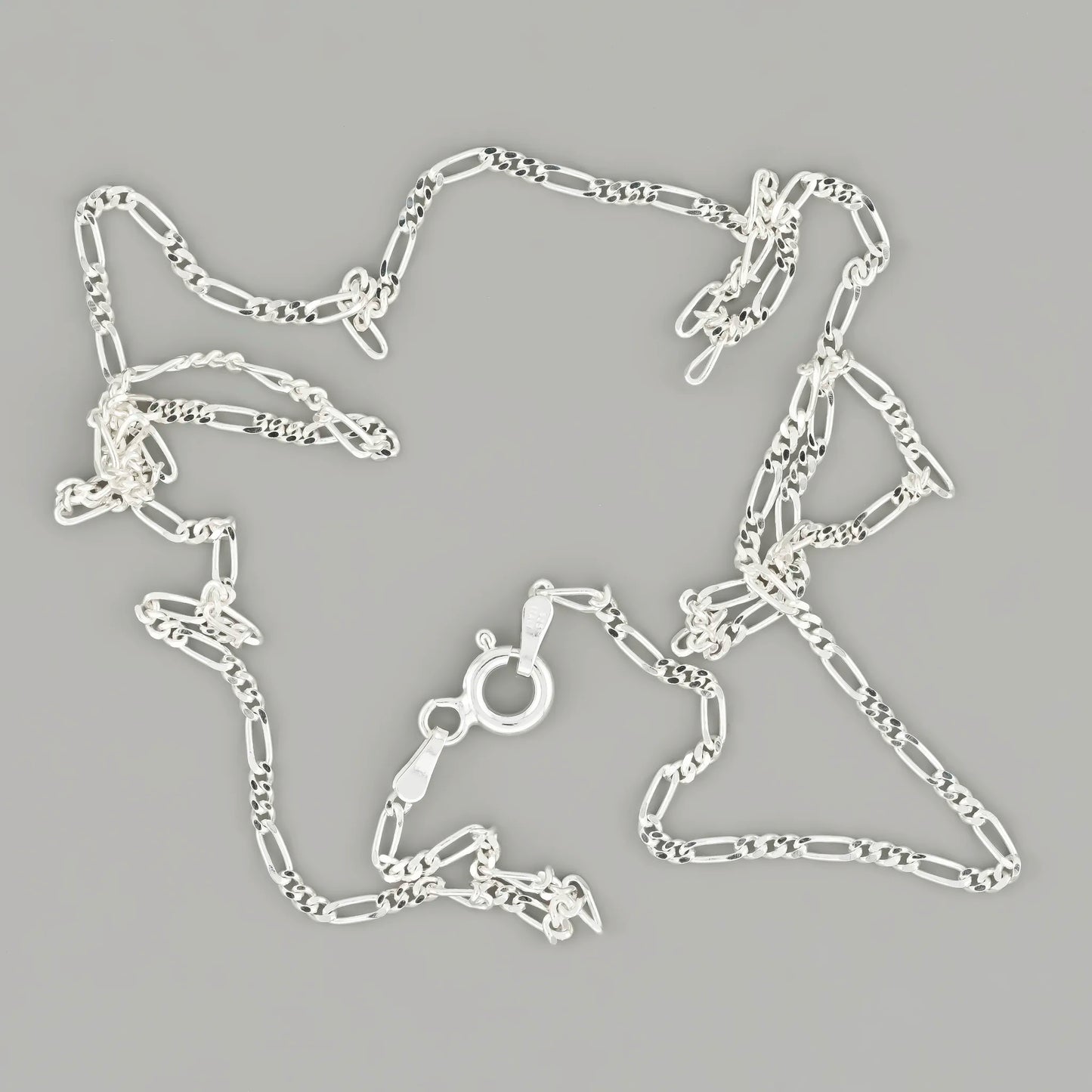 Figaro silver chain 1.7mm