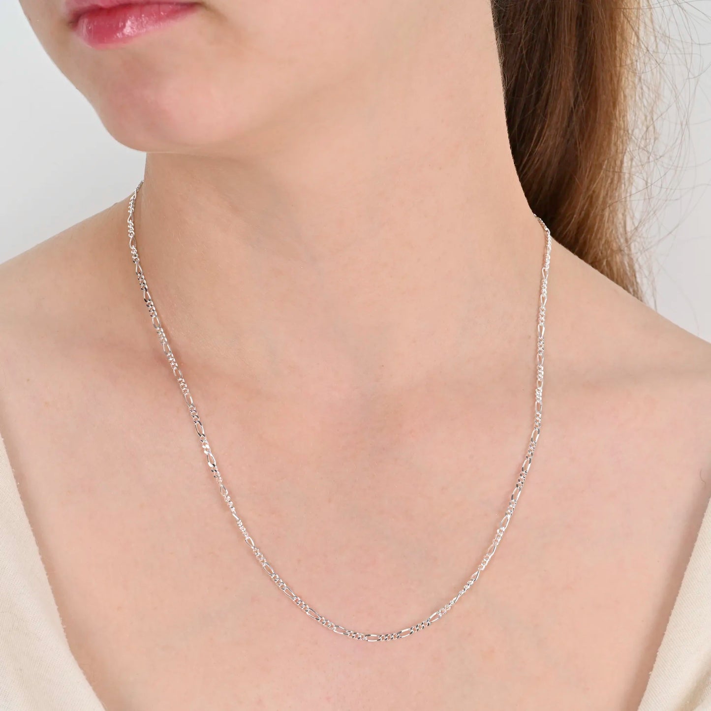 Figaro silver chain 2.2mm