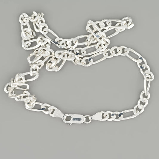 figaro silver chain 5 8mm