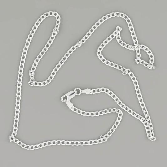 Silver Curb Chain 2.8mm