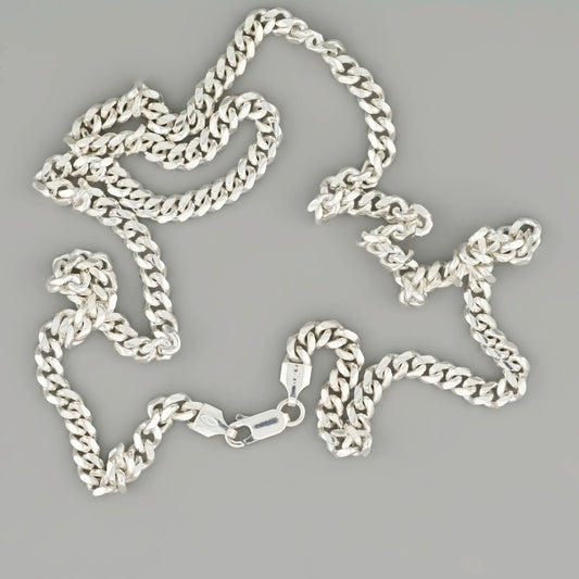 Miami Cuban Silver Chain 4.9mm