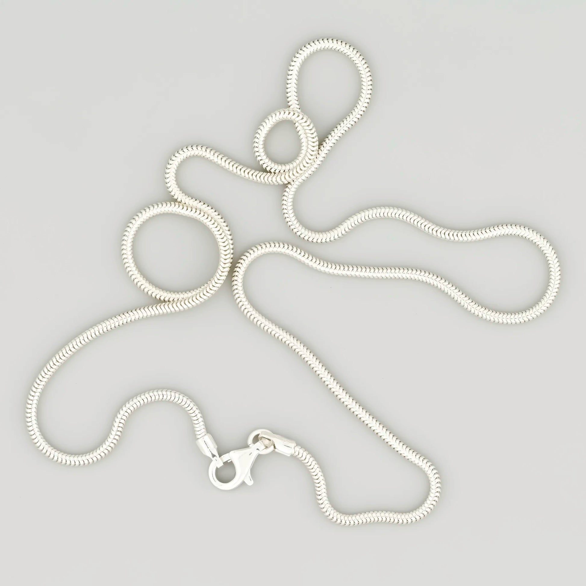 silver chain snake chain 1 9mm