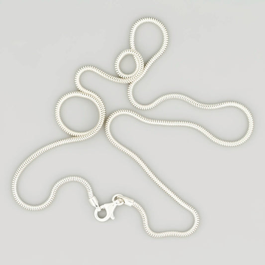 silver chain snake chain 1 9mm