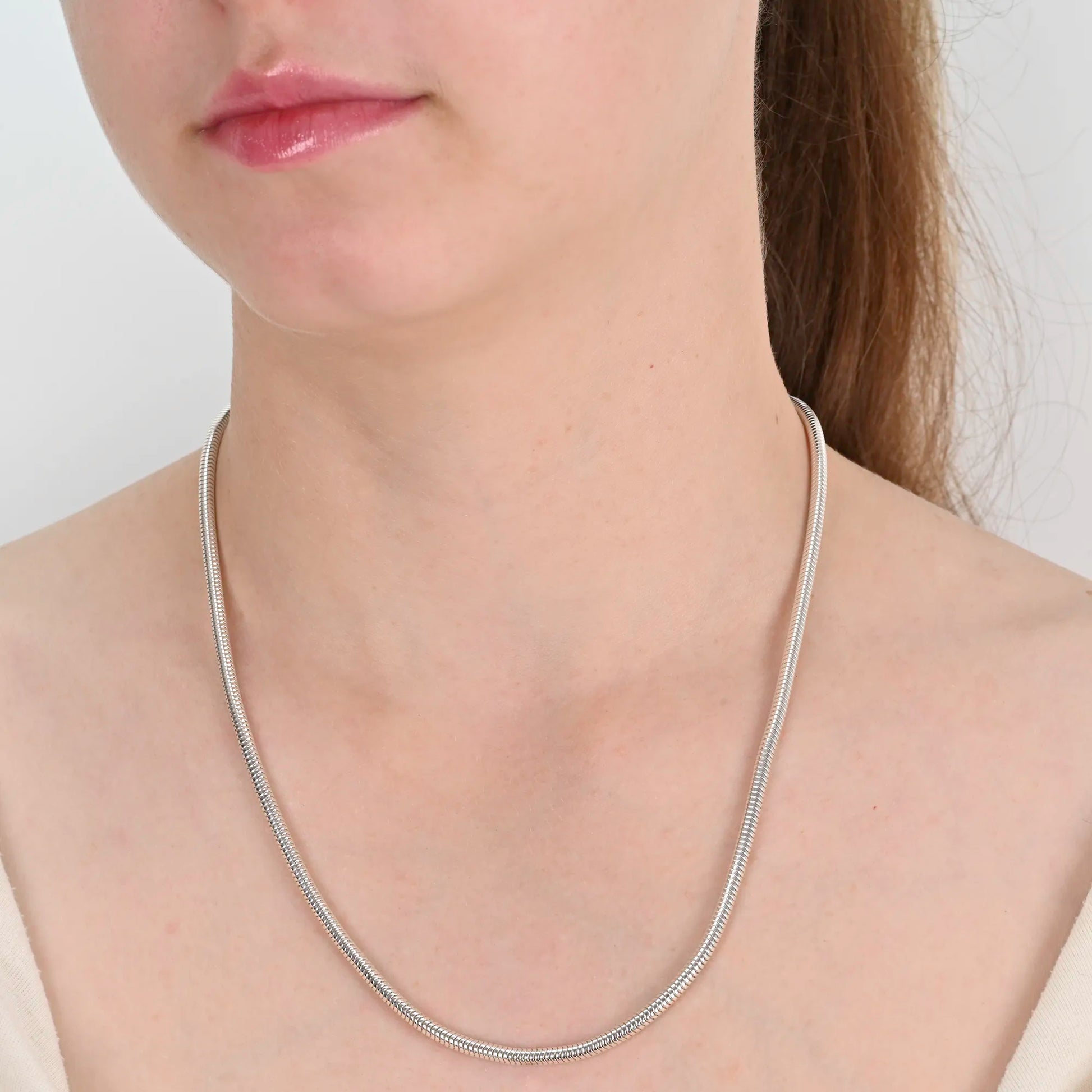 silver chain snake chain 3 1mm