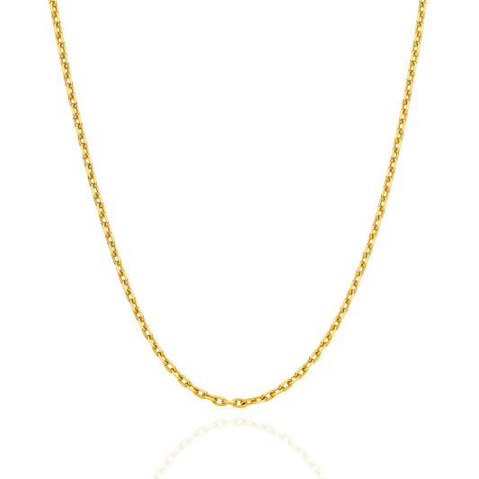 Diamond Cut Gold Anchor Chain 2.2mm