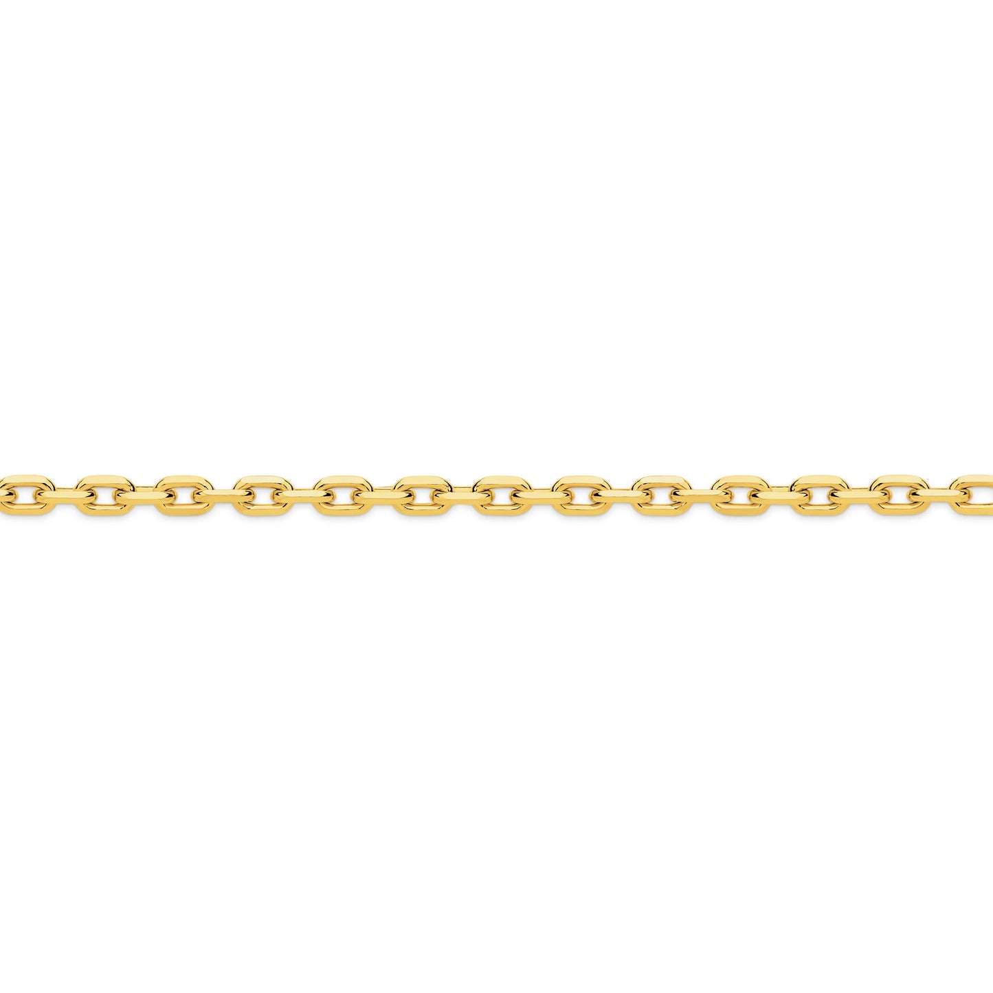 Diamond Cut Gold Anchor Chain 3.6mm