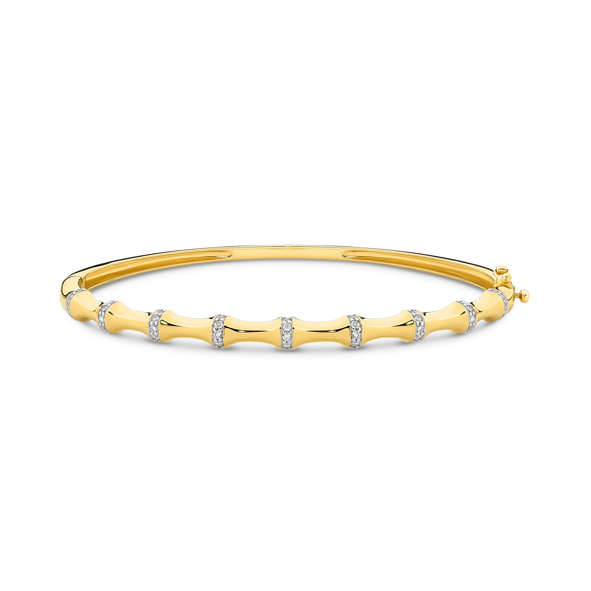 Bangle 0.34ct Solid Yellow Gold — main view