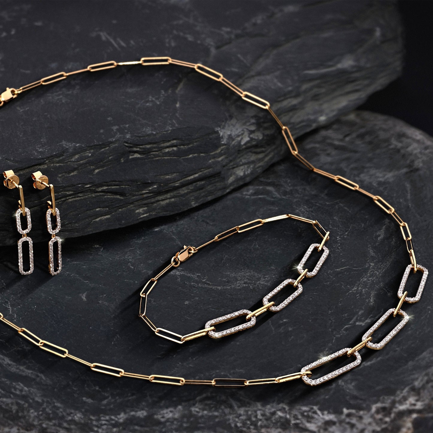 Bracelet 0.53ct Solid Gold — side view 2
