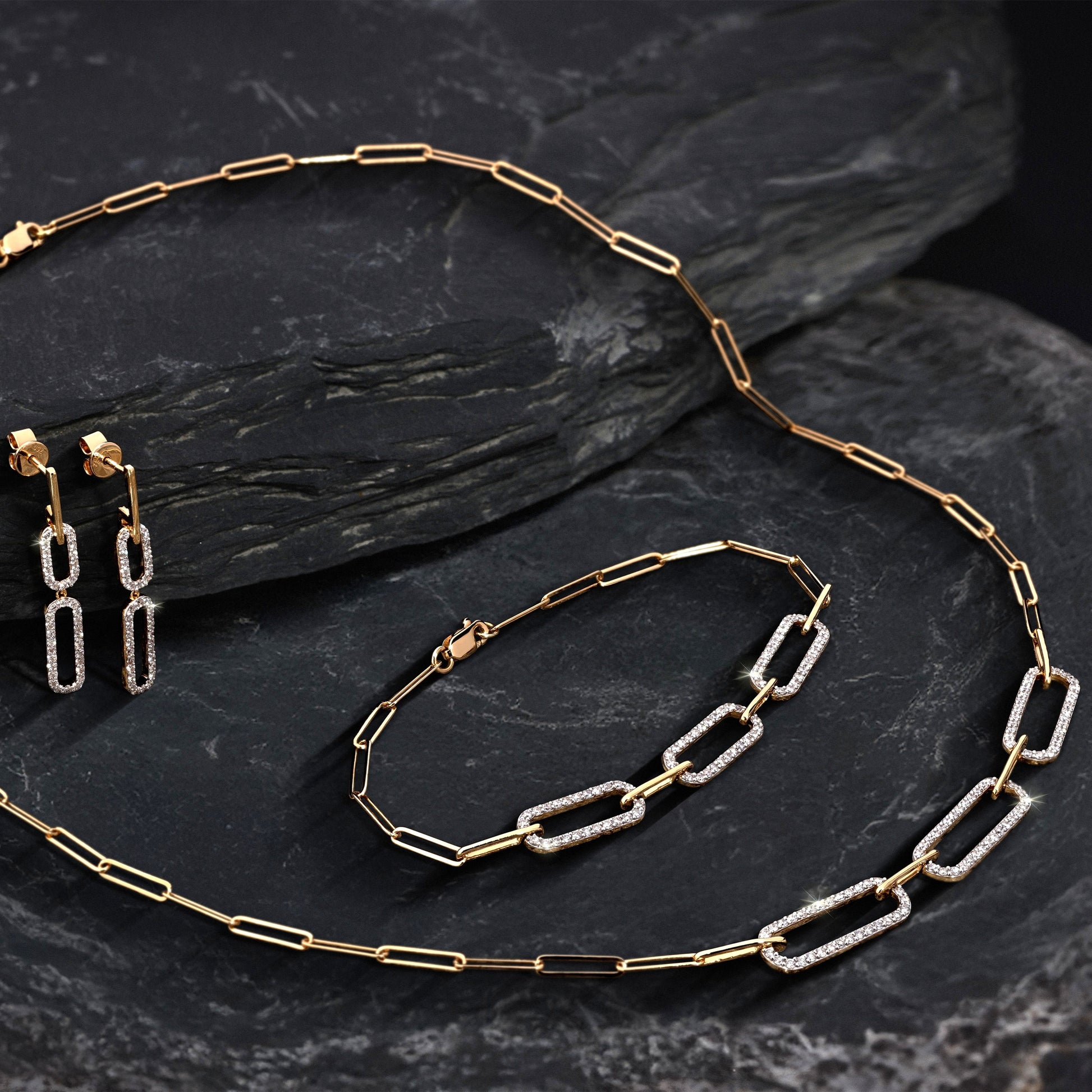Bracelet 0.53ct Solid Gold — side view 2