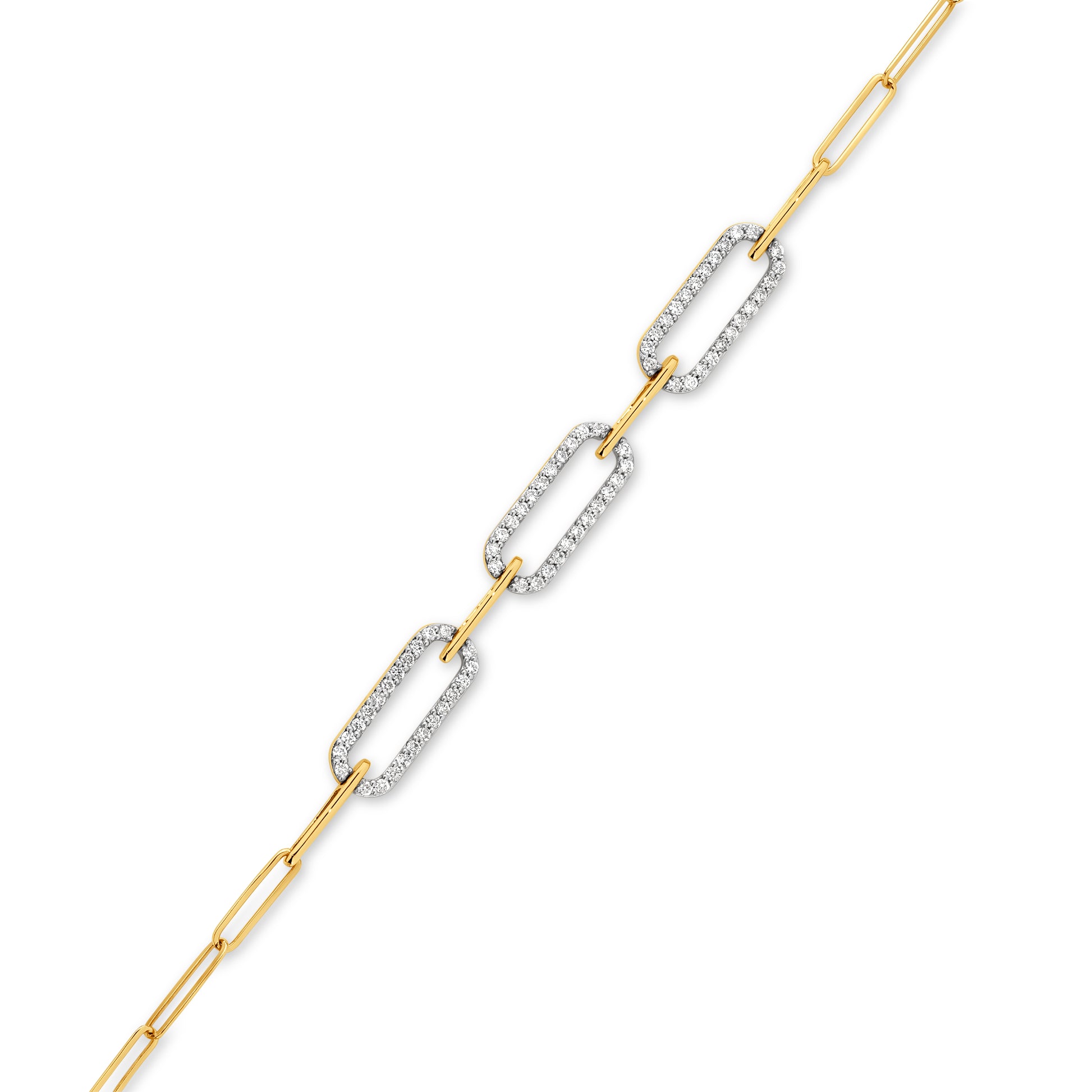 Bracelet 0.53ct Solid Gold — top view 2