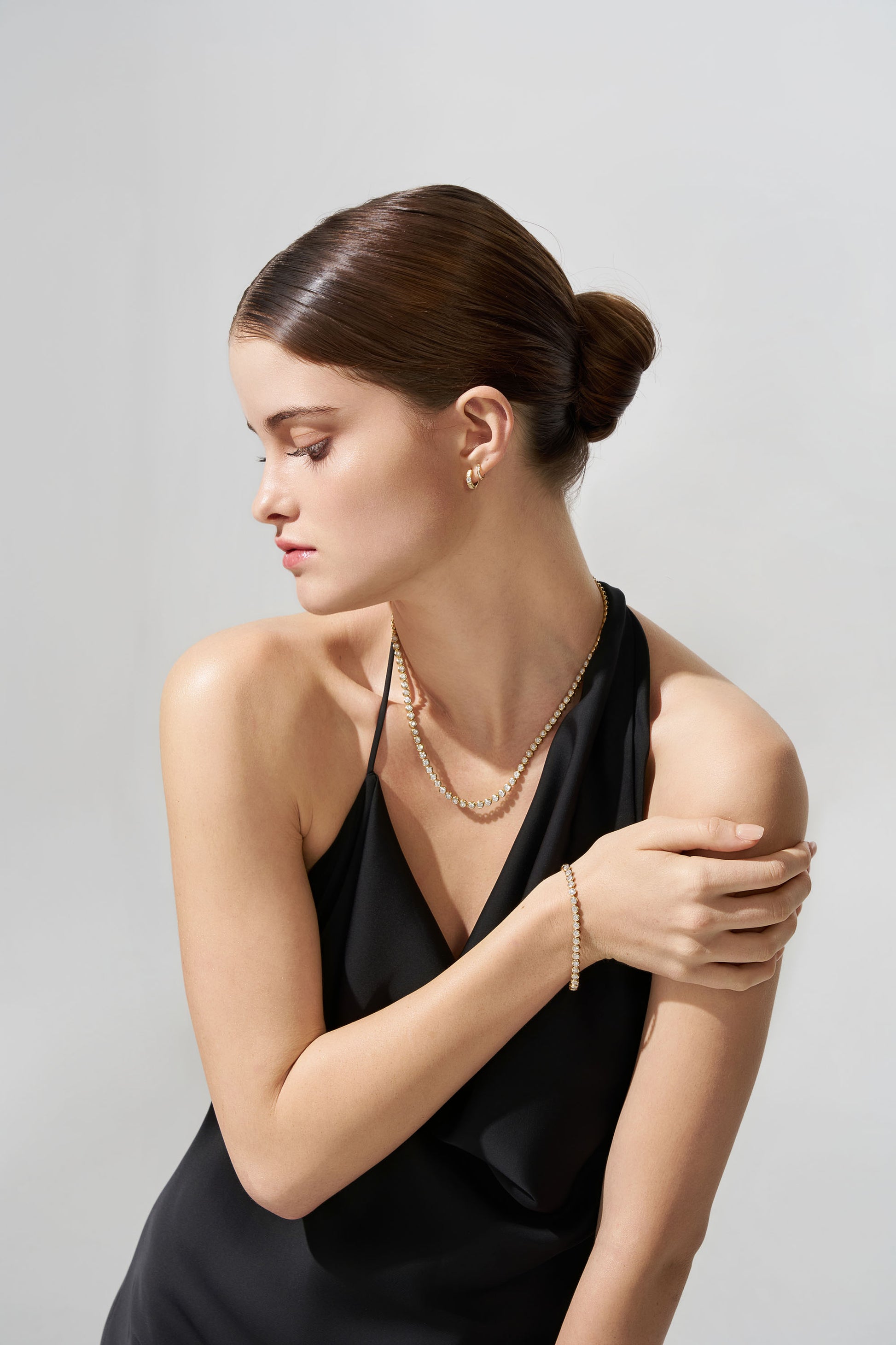 Bracelet 1.7ct Solid Yellow Gold — front view