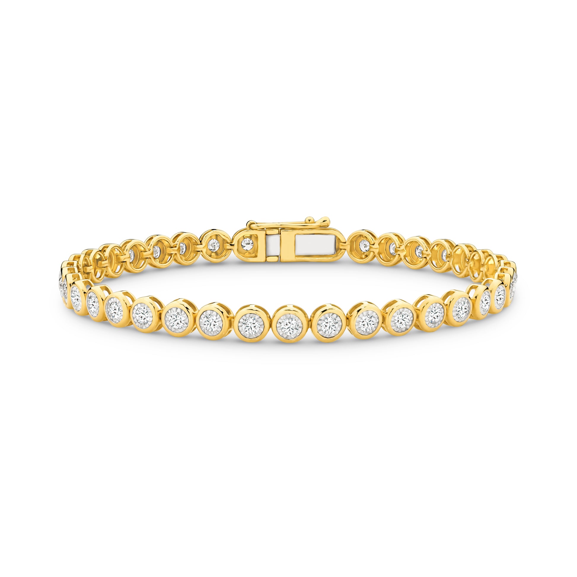 Bracelet 1.7ct Solid Yellow Gold — main view