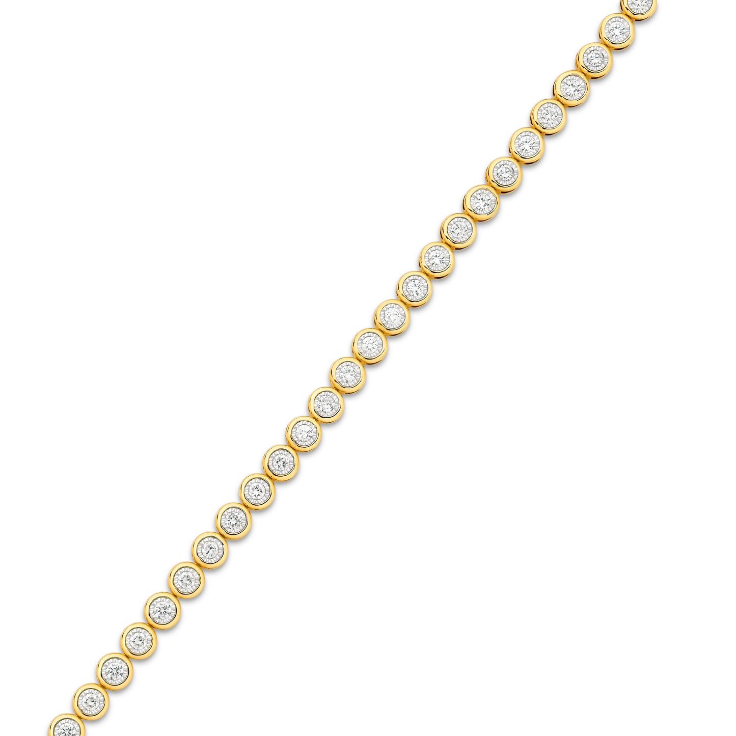 Bracelet 1.7ct Solid Yellow Gold — top view