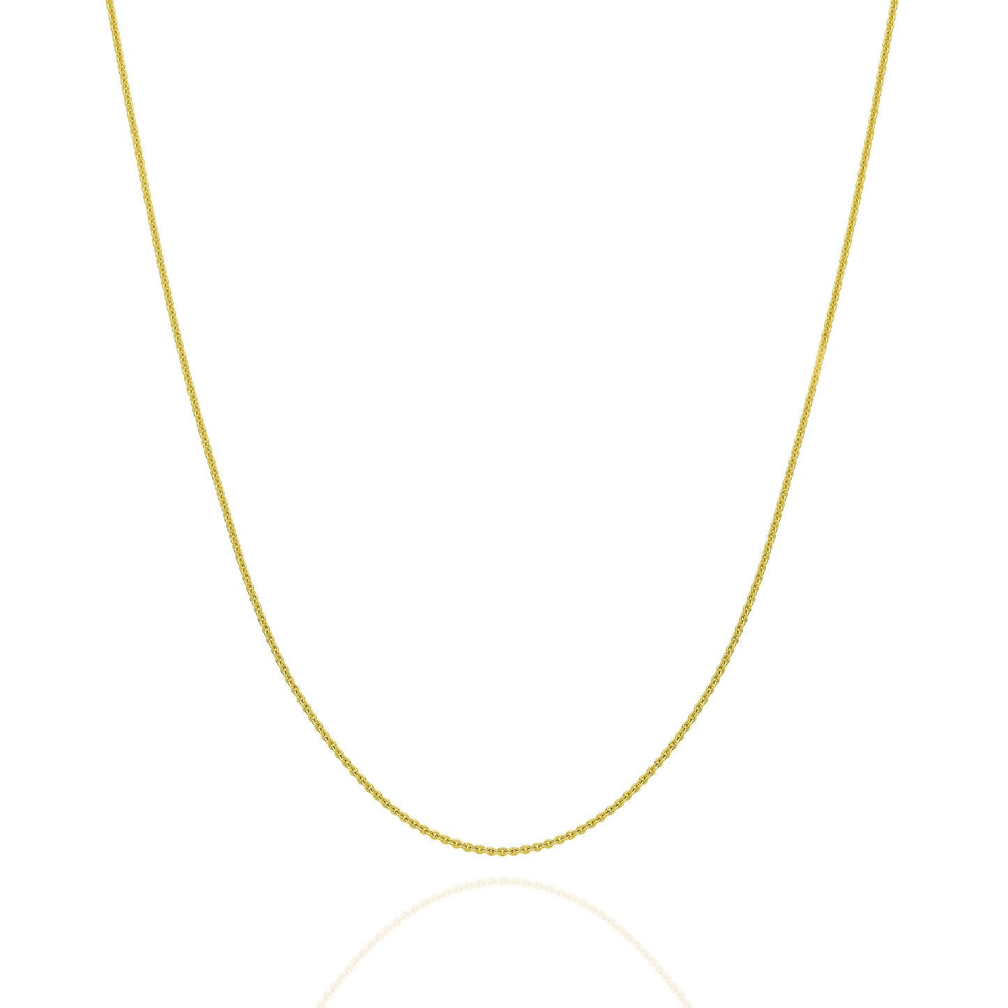 Gold Cable Chain 0.9mm Yellow Gold