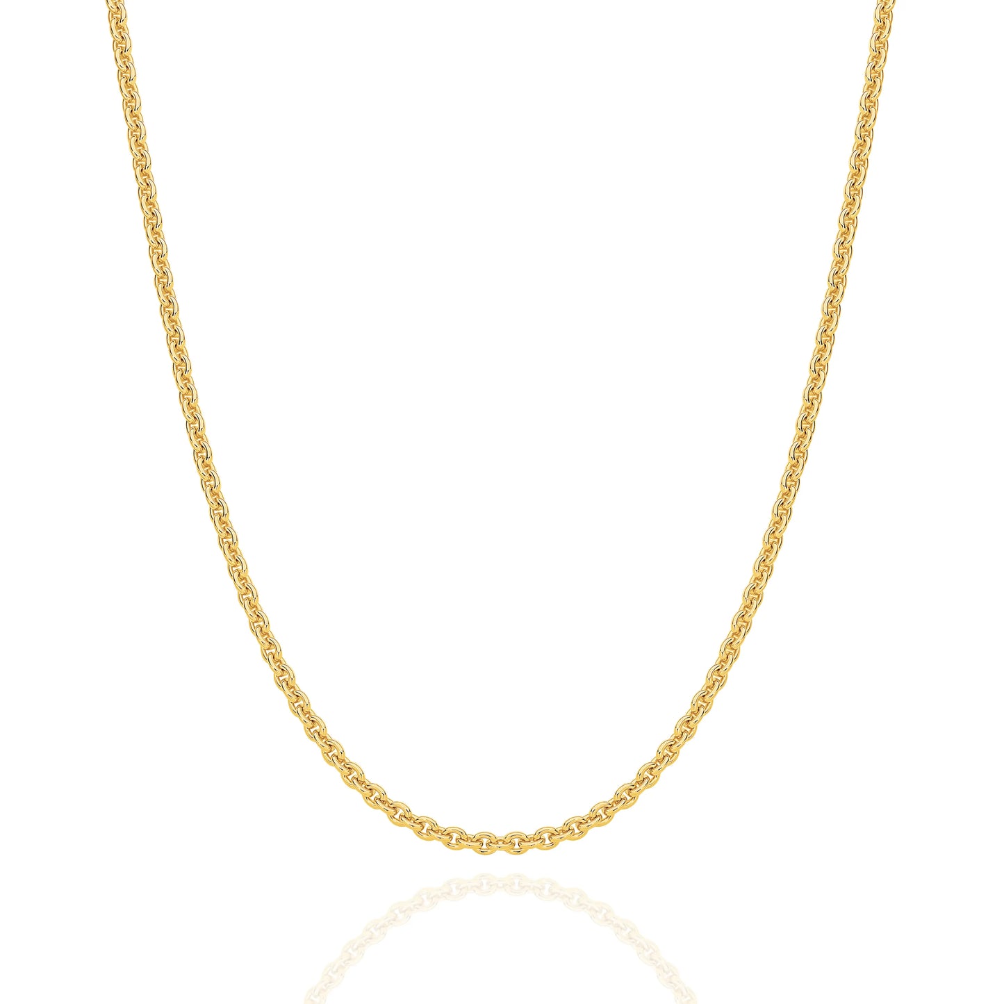 Gold Cable Chain 2.3mm Yellow Gold