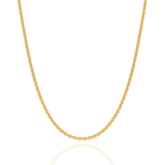 Gold Cable Chain 2.3mm Yellow Gold