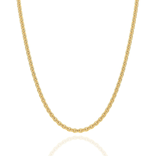 Gold Cable Chain 3mm Yellow Gold