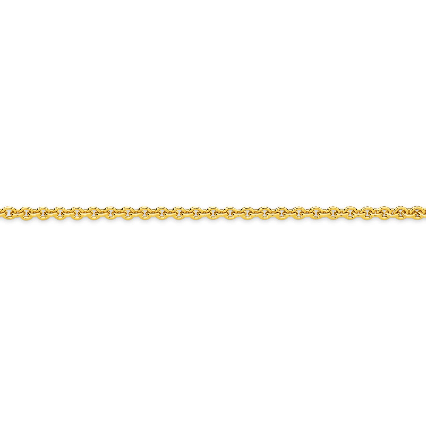 Gold Cable Chain 3mm Yellow Gold