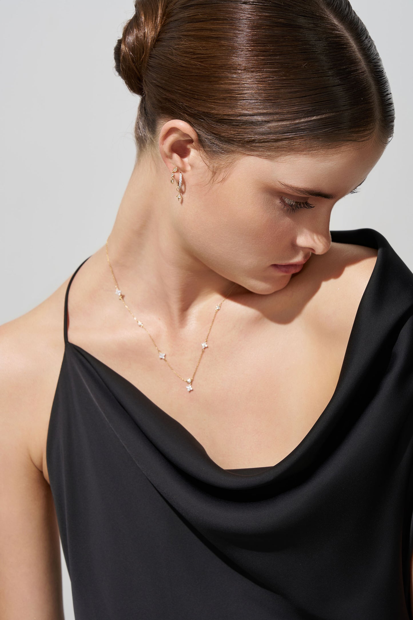 Charm 0.02ct Solid Yellow Gold — front view