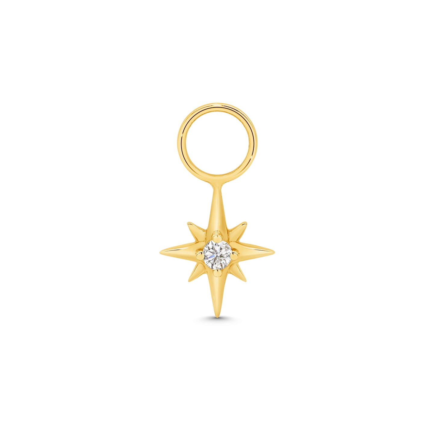 Charm 0.02ct Solid Yellow Gold — main view