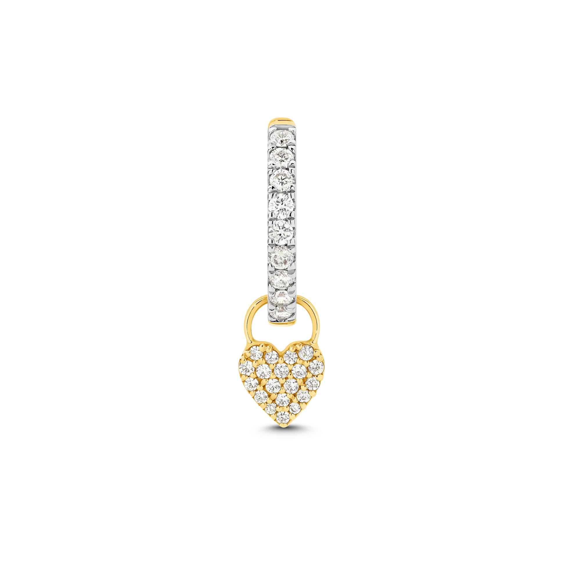 Charm 0.09ct Solid Yellow Gold — top view