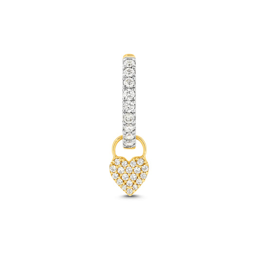Charm 0.09ct Solid Yellow Gold — top view