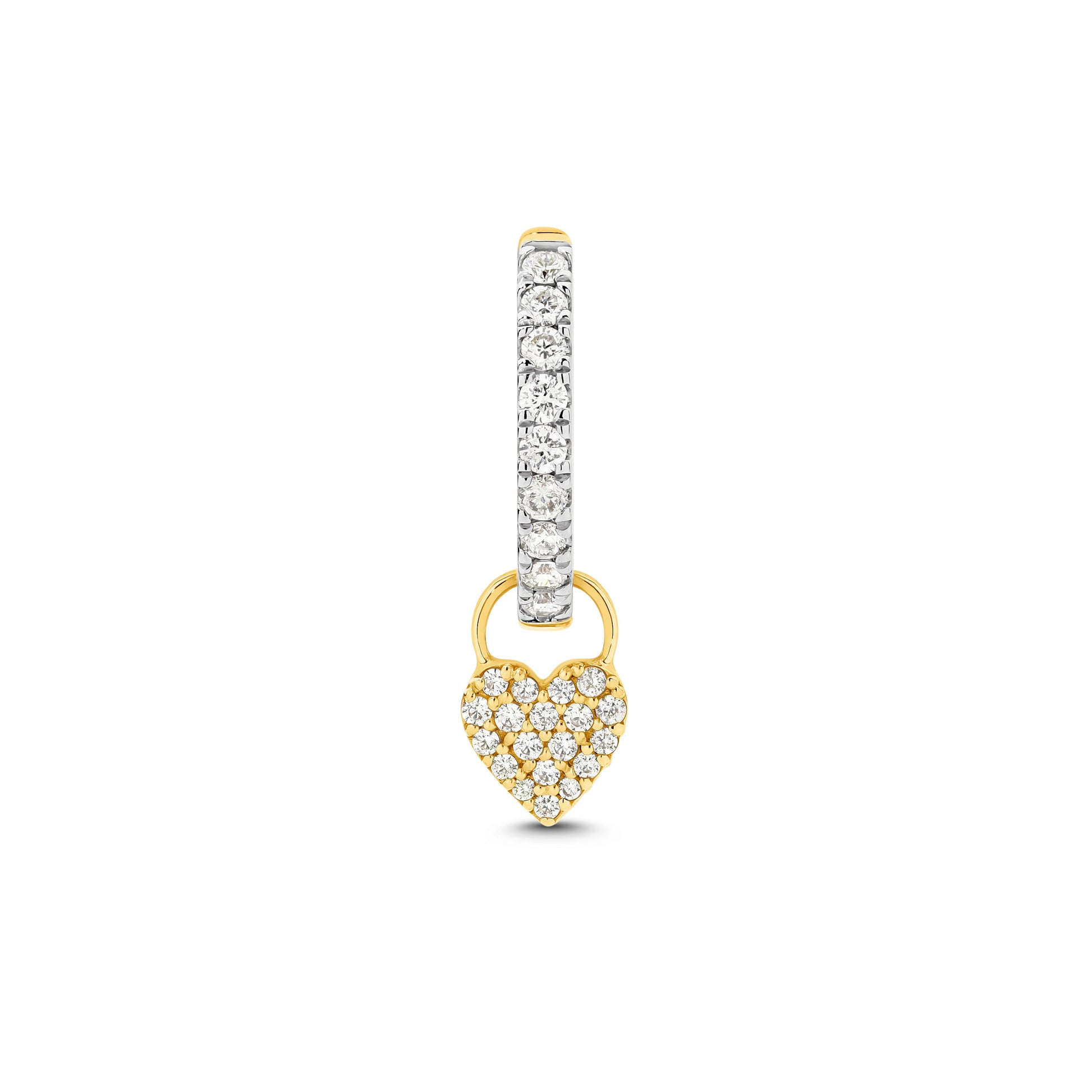Charm 0.09ct Solid Yellow Gold — top view
