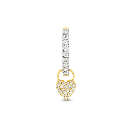 Charm 0.09ct Solid Yellow Gold — top view