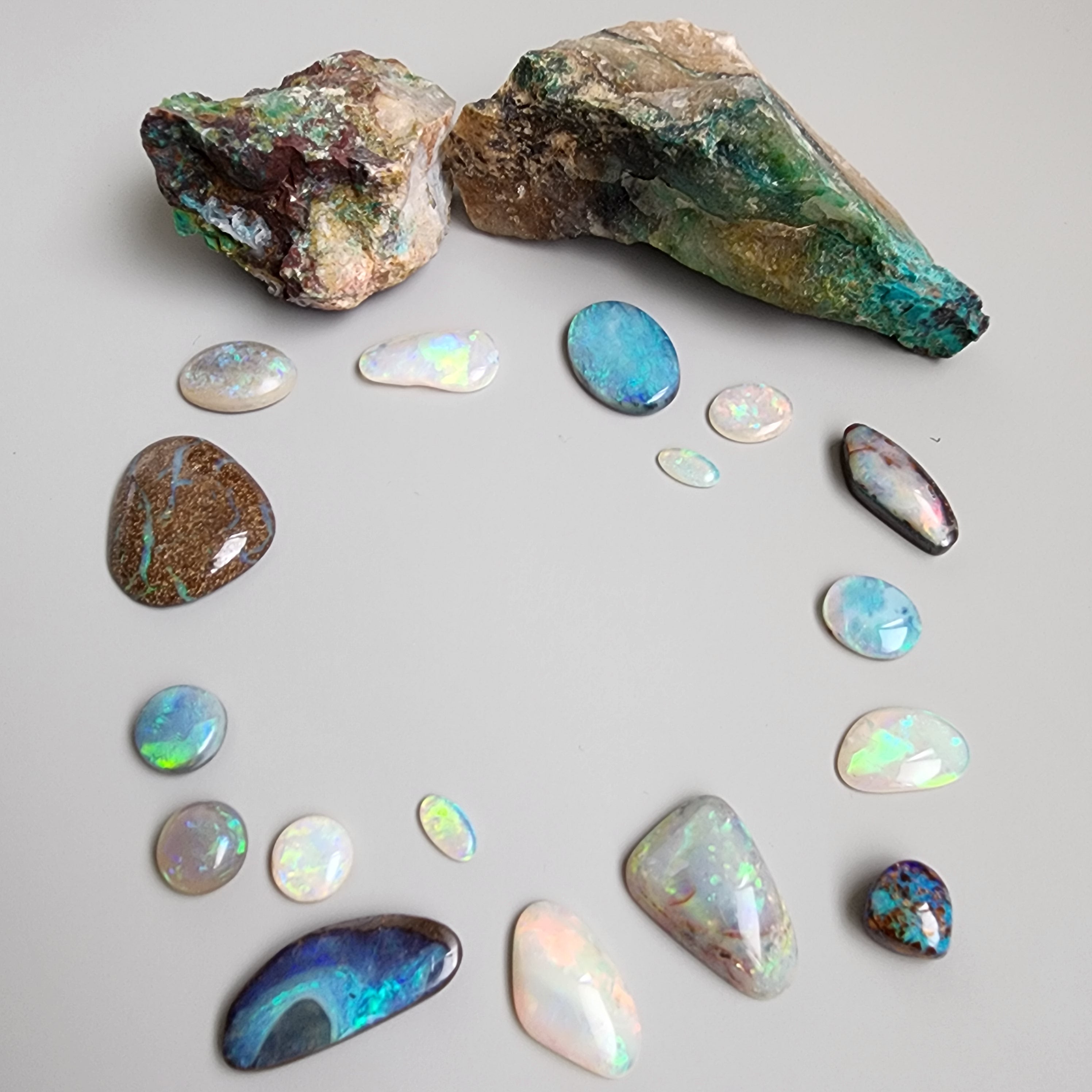 Sketch and stones for a custom design — start a project