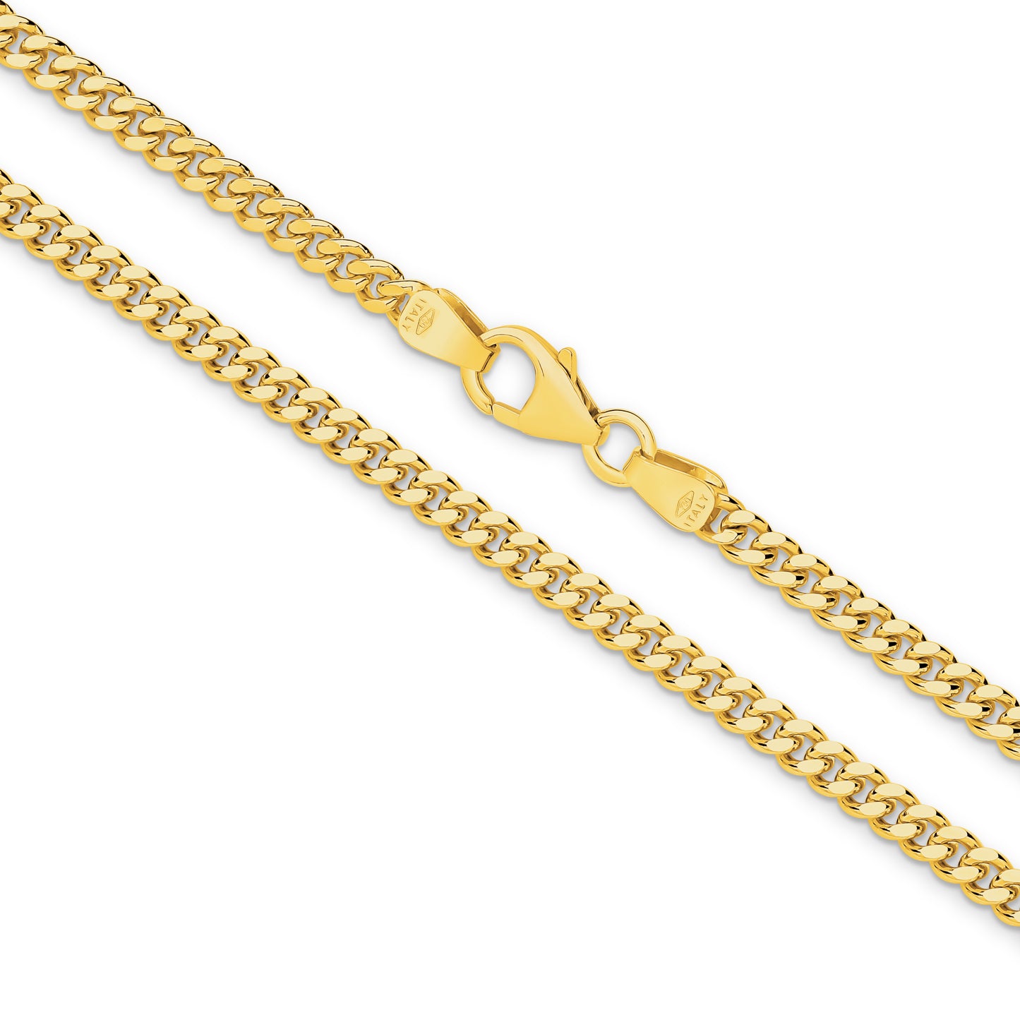 Gold Diamond Cut Curb 2.8mm