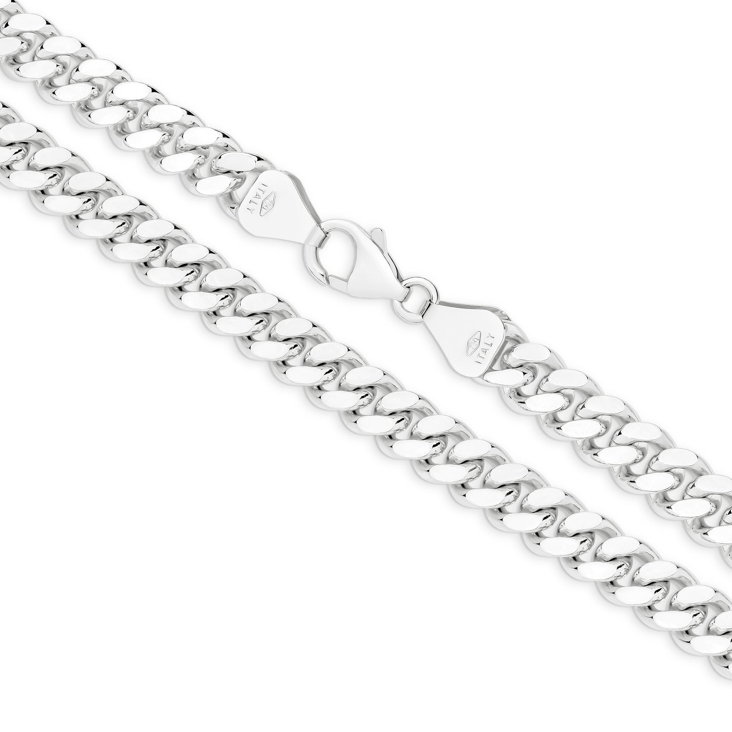 Gold Diamond Cut Curb 7.1mm