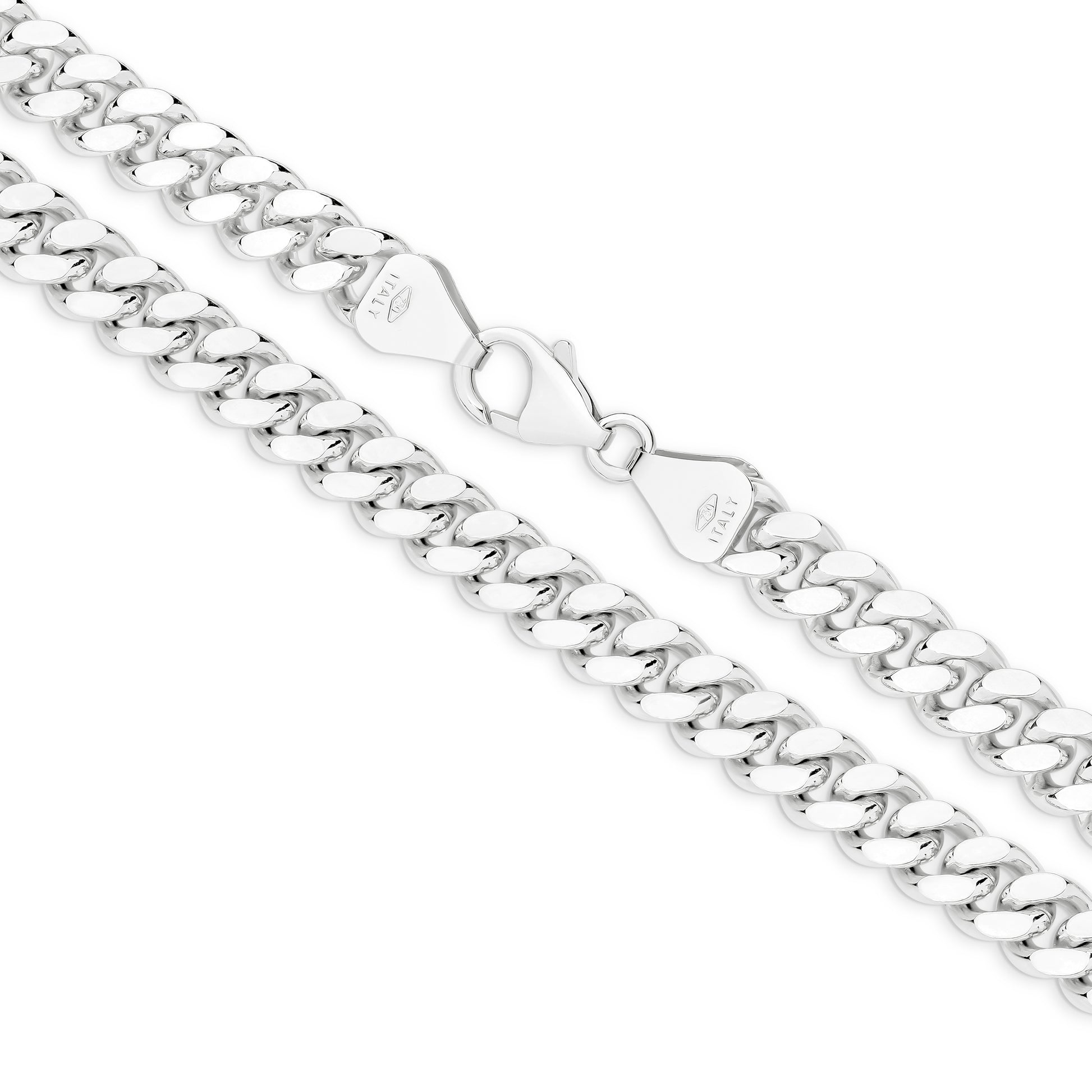 Gold Diamond Cut Curb 7.1mm