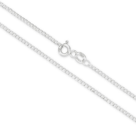 Gold Diamond Cut Flat Curb 1.5mm