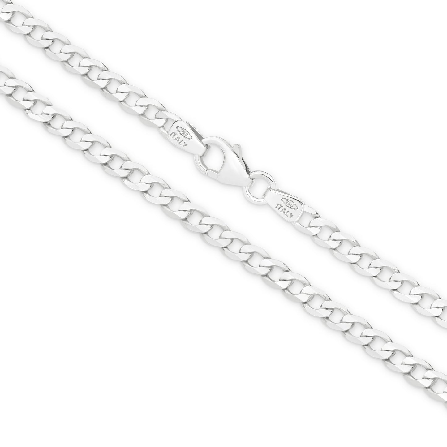 Gold Diamond Cut Flat Curb 3mm