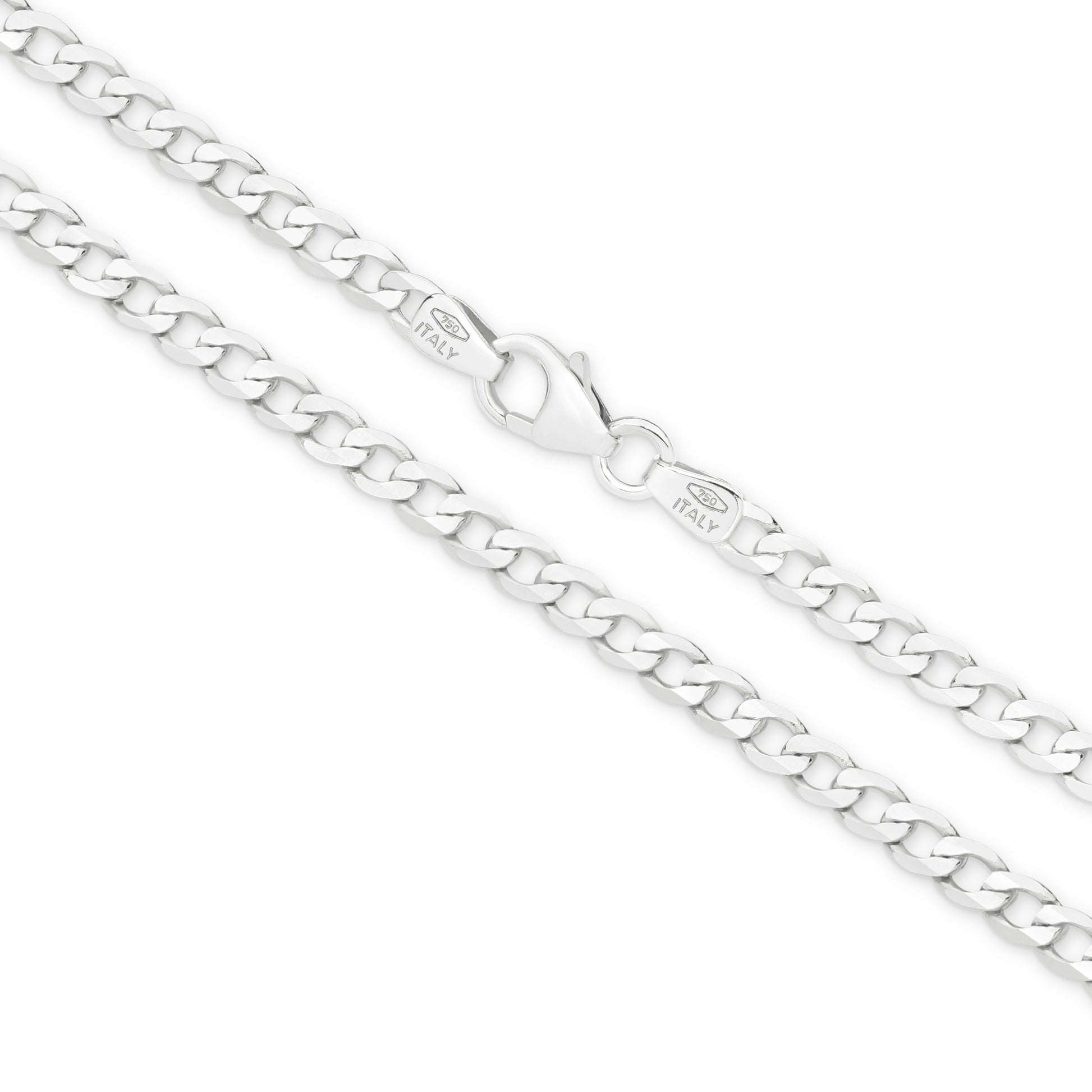 Gold Diamond Cut Flat Curb 3mm